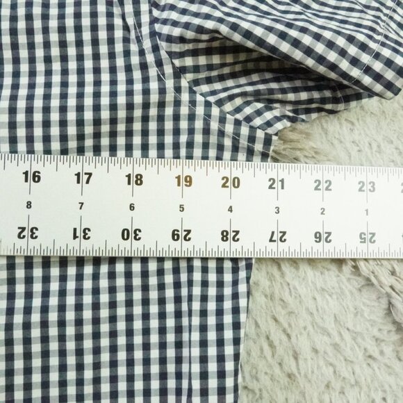 UNTUCKit Button Up Shirt Mens Medium Slim Fit Plaid Blue - Picture 5 of 9